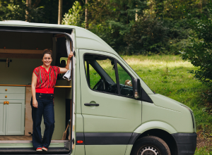 Christel (45) “Dankzij mijn camper is mijn bereik vele malen groter geworden en kan ik weer ergens komen”